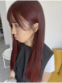 【EUNOS.】美髪カラー×レッド