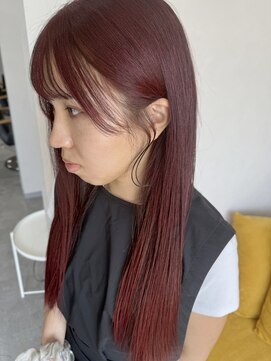 ユーノス(EUNOS.) 【EUNOS.】美髪カラー×レッド