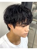 シャドウパーマ×ショートマッシュ/池袋/池袋駅