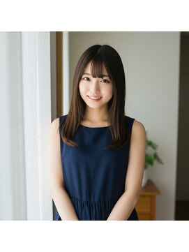 コトナ 越谷店 小顔に見える/ミディアムレイヤー×ナチュラルブラウン/越谷