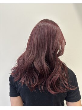 アヴァンス 深井店(AVANCE.) ピンクベージュ/ブリーチなしダブルカラー／暖色/透明感カラー