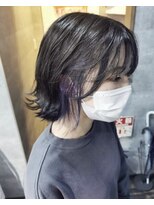 フロップニク(FLOPNIK)&nbsp;アッシュグレー×ムラサキインナー