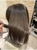 【髪質改善縮毛矯正】乾かしただけで自然とまとまる内巻きボブ