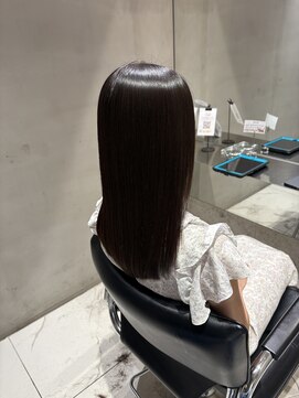IJK 表参道 【縮毛矯正＋cut＋髪質改善トリートメント】
