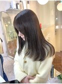 レイヤーカット/グレージュ/赤み消しカラー/透明感カラー