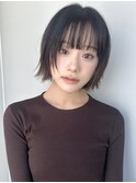 ミディアムヘアボブヘア顔まわりレイヤー顔まわりカット髪質改善