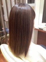 美容室ヒラトヤ 都南店&nbsp;20代30代40代似合わせストレート×チョコレートベージュ