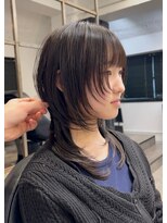 アイドットプラスフェリシア 表参道(i.+FERiCIA.)&nbsp;レイヤーウルフカット/ハッシュカット/顔まわりレイヤーカット