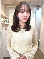 イヴォーク トーキョー(EVOKE TOKYO) ミディアムレイヤーカットバタフライカット髪質改善ハイレイヤー