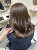 津市ロングレイヤーカットハッシュカット透明感カラー重めロング