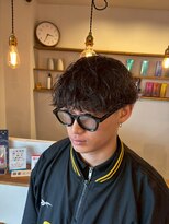 ビーグレイス 美濃加茂店(be Grace)&nbsp;波巻パーマ×20代大人ブラウン