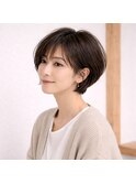 ミセス襟足スッキリ大人ボブ　20代 30代 40代 50代 60代　ミセス