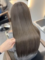 リエンスクレア(RIENS xrea)&nbsp;ブリーチなしオリーブベージュ×髪質改善/勝浦悠加