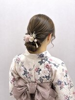 プルクラ ロッポンギ(Pulchra ROPPONGI) 浴衣ヘアセット/下めシニヨン/綺麗めアップスタイル
