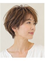 ヘアアンドメイク アース 入間店(HAIR&MAKE EARTH) 小顔見せひし形ショート