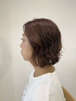 バーチ バイ クロップエス(BIRCH by crop es)&nbsp;ピンクブラウンでボブ！