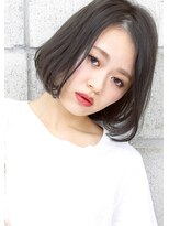 ヘアサロン ガリカ 表参道(hair salon Gallica) 『 毛束感  × プラチナグレージュ 』　bob style☆