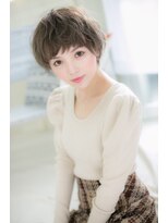 ジャストビューティサンク 上大岡(Just Beauty CiNQ)&nbsp;【just hair CINQ上大岡】小顔 グレージュ マニッシュショート