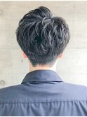 10代王道黒髪ナチュラル爽やか刈り上げショート