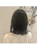 透け感グレージュ