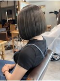 ☆ブリーチなし明るめシアングレージュボブ☆20代30代40代