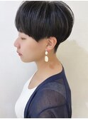 【松戸 ムラマツ】黒髪大人かわいいショートボブツーブロ