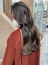 【オリーブグレージュ】[恵比寿/カラー/イルミナカラー/ダブルカラー/トリートメント/前髪カット/メンズ]