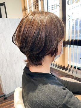 アトリエアルシュ(atelier ARCHE) 丸みショート,ひし形シルエットショート,大人ショートヘア