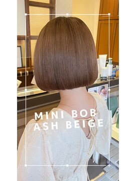 ブランシェ神領店 【Riona】☆mini bob×ask beige☆