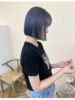 チーカ(chica)&nbsp;bob ×くすみブルー