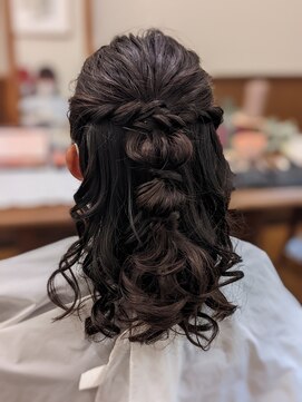 テラダ(TERADA) ハーフアップ