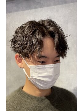 レイズ 名古屋(RAYS) 波巻きスパイラルパーマ刈り上げセンターパート    h