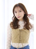 セミロングナチュラルカール