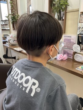 コアフィールフィス(COIFFURE fils) 【見附　今町】キッズカット　学生カットかっこかわいい似合わせ