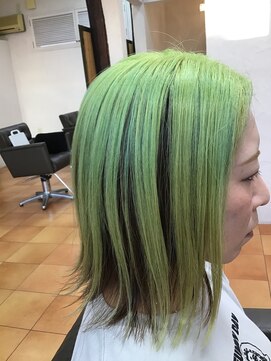 オルネ orner アンブレラカラー×ネオグリーン