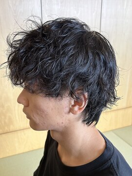 ニアウ 伊勢崎連取店(Niau) メンズマッシュパーマツイストスパイラルパーマ波巻きパーマ