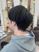 コアフィールフィス(COIFFURE fils)&nbsp;《見附　今町》メンズ　ショート　ブルーブラック