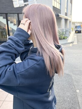 ムク 横浜店(muku) ピンクブロンド　ケアブリーチ　トリプルカラー