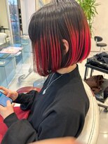 アース 浜松志都呂店(HAIR&MAKE EARTH) グラデーションカラー♪ビビッドRED