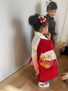 七五三着付け