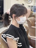 結んでも可愛く魅せる顔周りレイヤーカット【横浜】