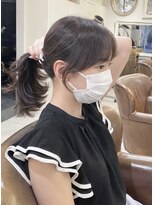 キャンバス バイ ネオリーブ 横浜西口(Canvas by neo.)&nbsp;結んでも可愛く魅せる顔周りレイヤーカット【横浜】