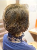 30代40代50代/ふんわりショート/艶髪スタイル