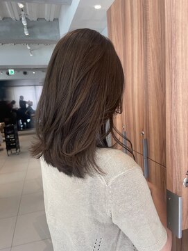 ガリカ 博多(Gallica) 【長まなみ】ブリーチなしでつくる柔らかいオリーブベージュ