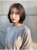 大人可愛い小顔前下がりボブ×ナチュラルボブ×ミニボブ20代30代