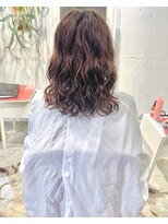 コンビネーション(combination)&nbsp;ブリーチ履歴のある髪へのパーマスタイル　レイヤーパーマ