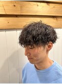 王道ツイストスパイラルパーマ