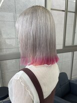 シエンゴールド(CIEN gold)&nbsp;ミルクティーホワイト&裾ピンク♪