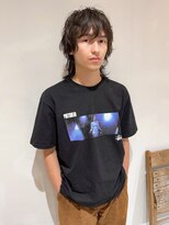 イル(ill)&nbsp;パーマ ウルフ レイヤー ミディアム メンズ