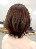 ミディアムくびれレイヤー韓国風☆クラゲヘアー20代～50代